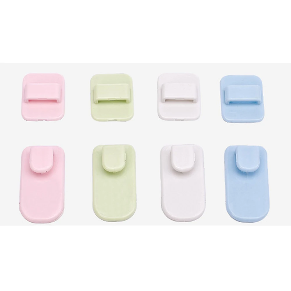5PCS Self Adhesive Plastic Hooks Holder TV Remote Control Sticky Hook Hanger Air Conditioner Key Wall Storages Holders | Дом и сад