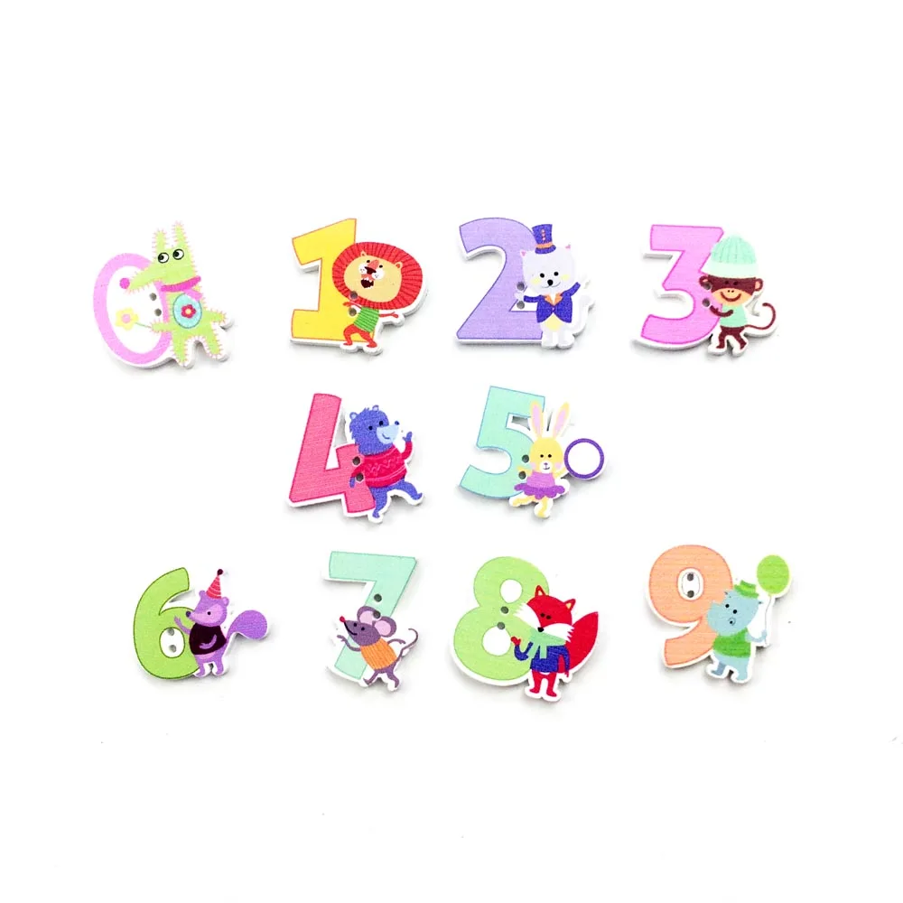 50 шт. деревянные пуговицы в виде букв | Дом и сад