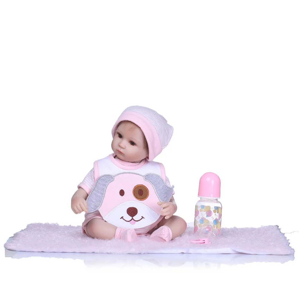 NPKCOLLECTION 40 см силиконовые куклы Новорожденные игрушки принцессы мягкое тело