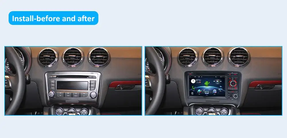 Bosion 1024*600 2Din Android 10 0 автомобильное радио GPS для Audi TT MK2 8J 2006 2007 2008 2009 2010 2011 2012