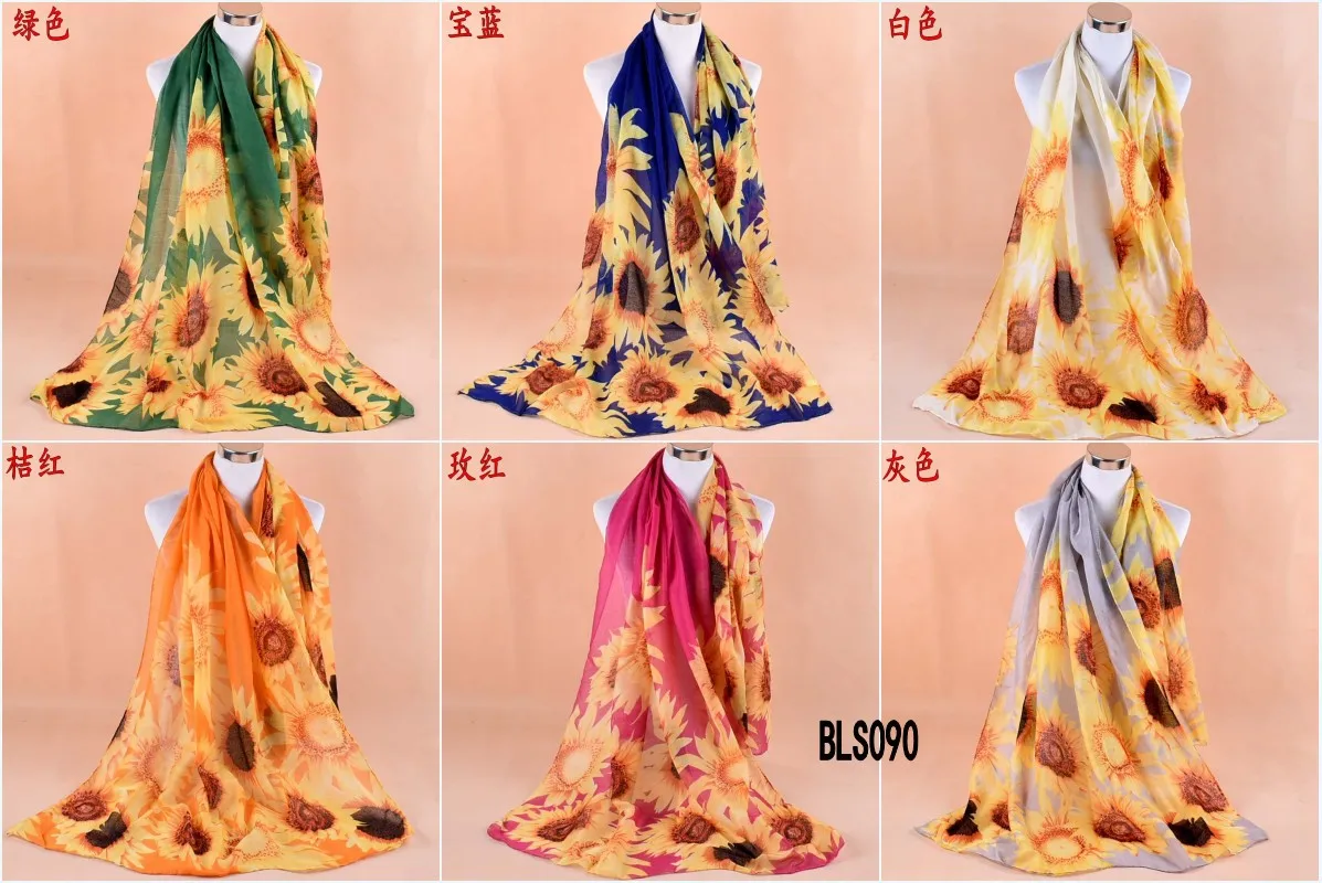 Женский шарф шелковые шарфы шали и палантины для пляжа хиджаб 90*180 2019|Женские