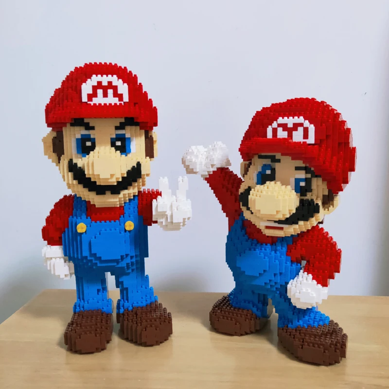 Супер Марио Виктори красный огонь пчела один кусок Tony Chopper 3d модель DIY алмаз нано