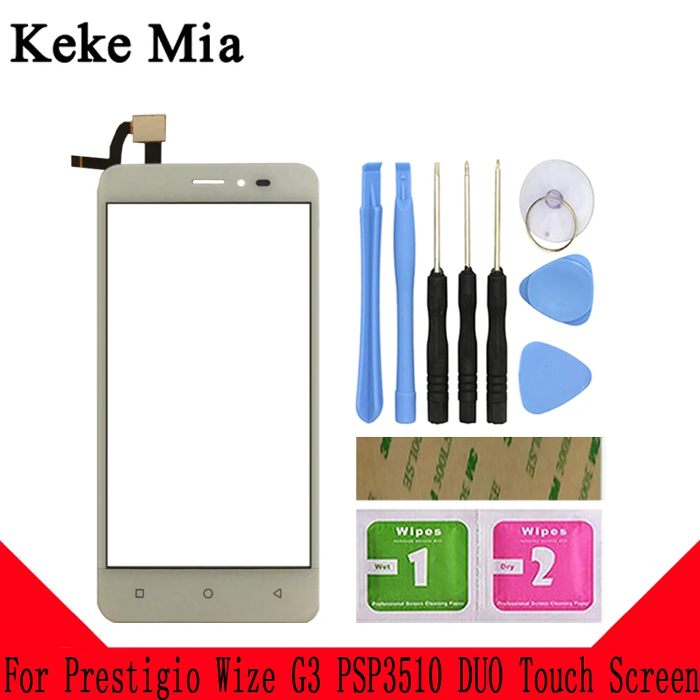 Keke Mia 5.0" Touch Screen Panel Sensor Touchscreen For Prestigio Wize G3 PSP3510 PSP 3510 DUO Touch Screen Digitizer Glass
