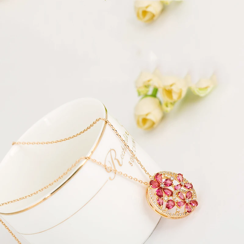 Новейшие высококачественные крошечные кубические циркониевые ожерелья Luoteemi