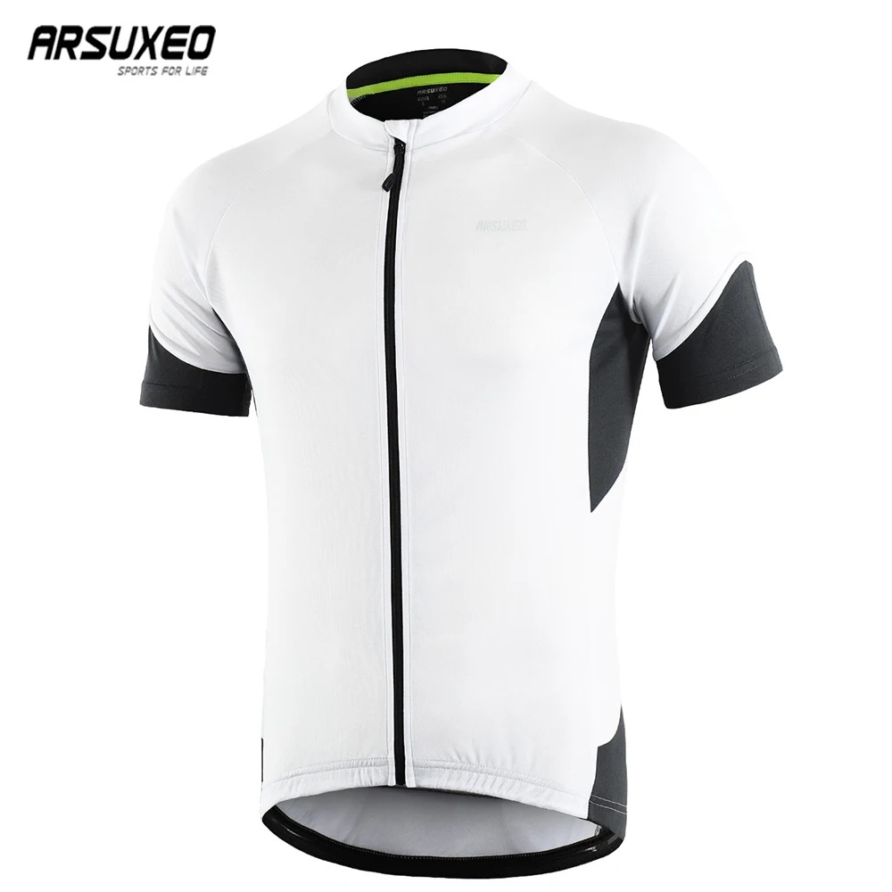 Мужская велосипедная рубашка ARSUXEO быстросохнущая с короткими рукавами MTB и