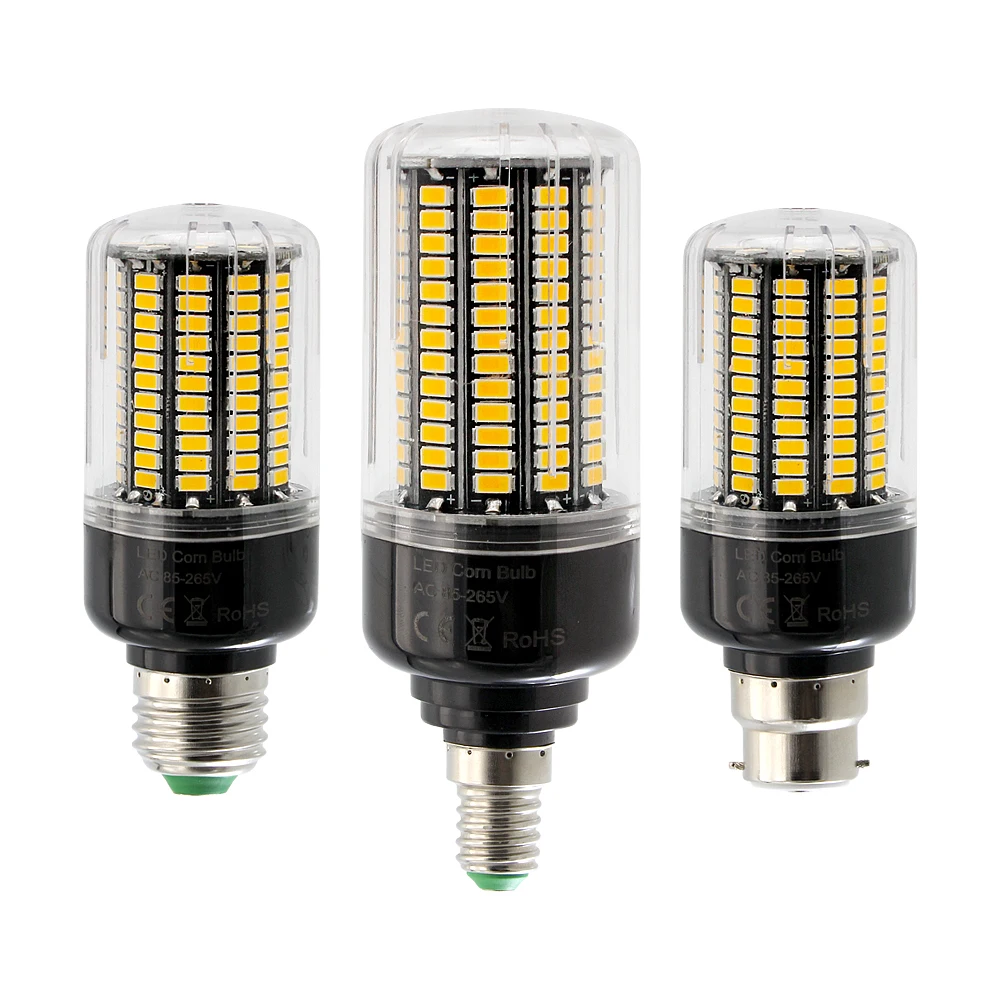 1 шт. умная IC 5736 SMD Светодиодная лампа-кукуруза для люстры E27 E14 B22 3,5 Вт 5 Вт 7 Вт 9 Вт 12 Вт 15 Вт AC85-265V супер яркая светодиодная лампа постоянного тока