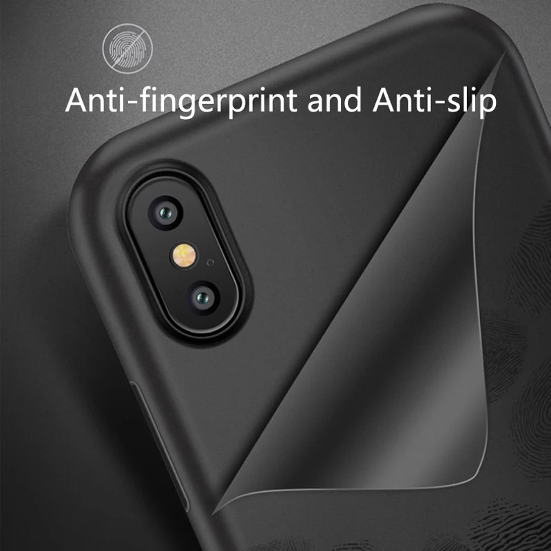 Luxury Ultra Slim Matte Scrub Phone Case For iPhone 6S 7 8 Plus X XR XS MAX Sandstone Pattern Soft Cover phones |