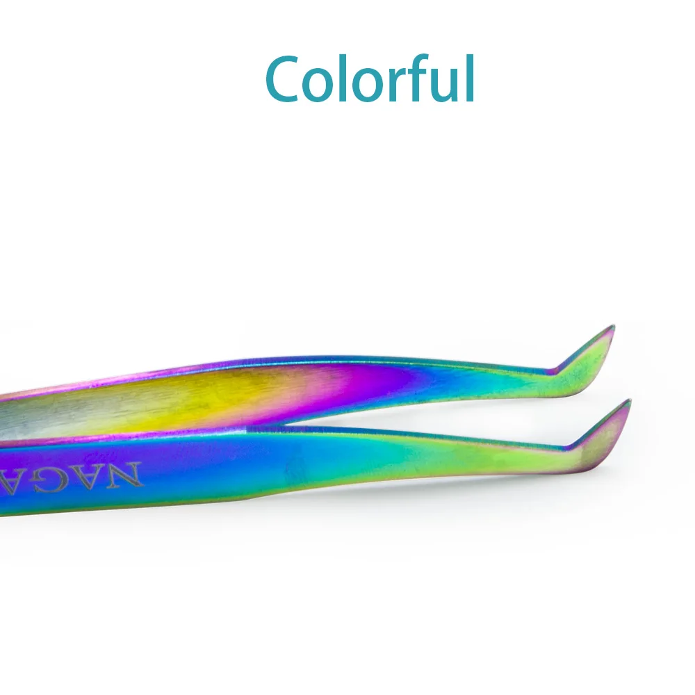 NAGARAKU 20 шт оптом русские пинцеты для наращивания ресниц пинцеты для накладных ресниц 3D Точный Пинцет для ресниц