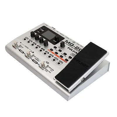 MG20 гитарный моделирующий процессор более 60 моделей барабанная машина looper Встроенный тюнер выразительные педали электрогитары эффекты - Цвет: mg20