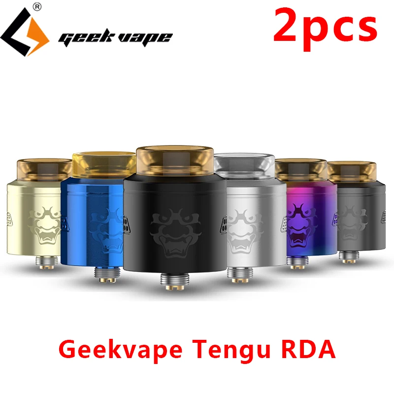 2 шт./лот электронная сигарета Geekvape Tengu RDA вейп бак с 810 капельным погружением