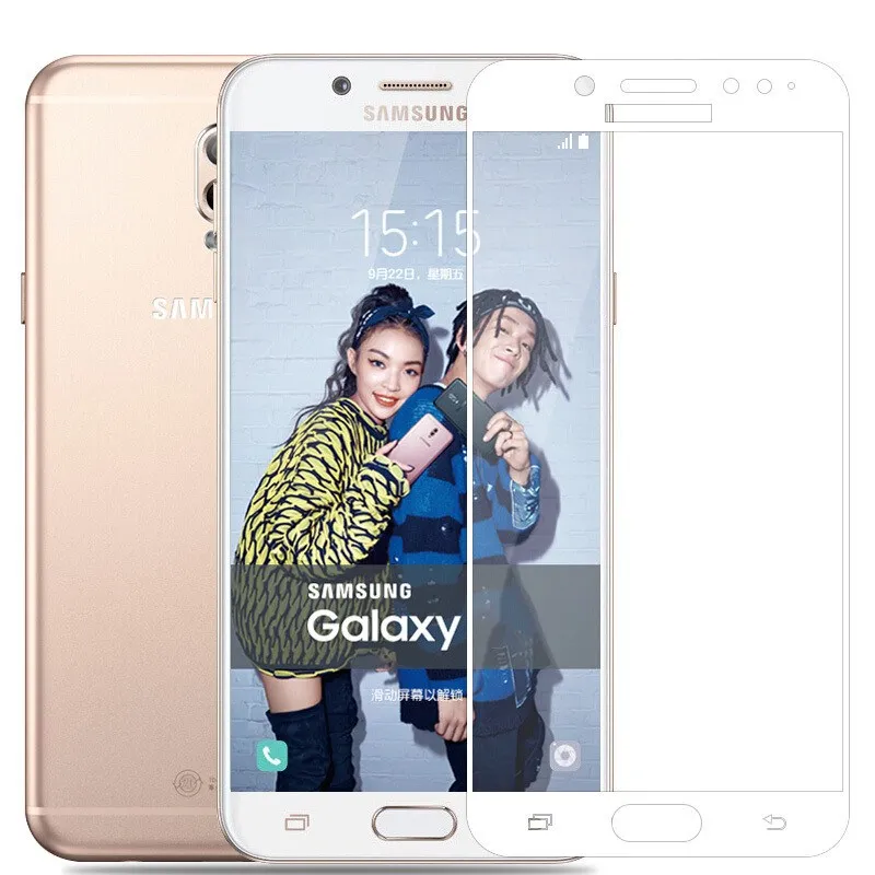 Beira полное покрытие протектор экрана стекло для Samsung Galaxy C7 закаленное Броня