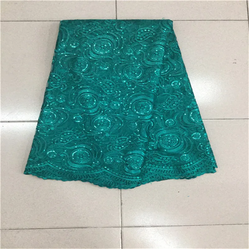 Бесплатная Доставка! Черная кружевная ткань африканский тюль Сетчатое кружево с