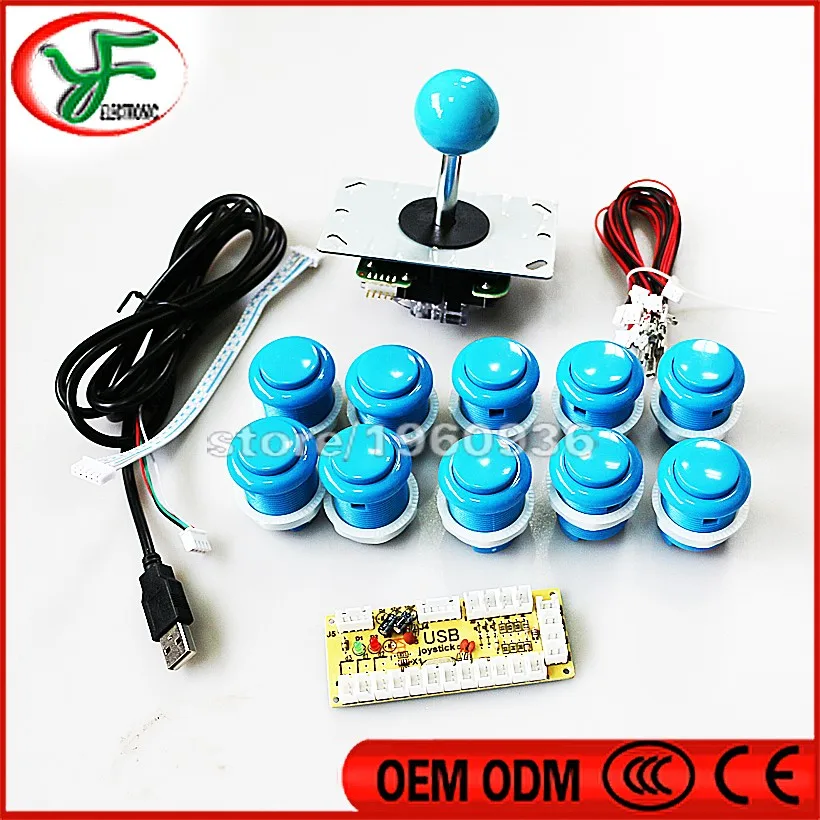 Perfect Kit Zero Delay USB Encoder borad to PC+Copy SANWA Joystick +Built-in microswitch push button for Arcade game parts | Спорт и
