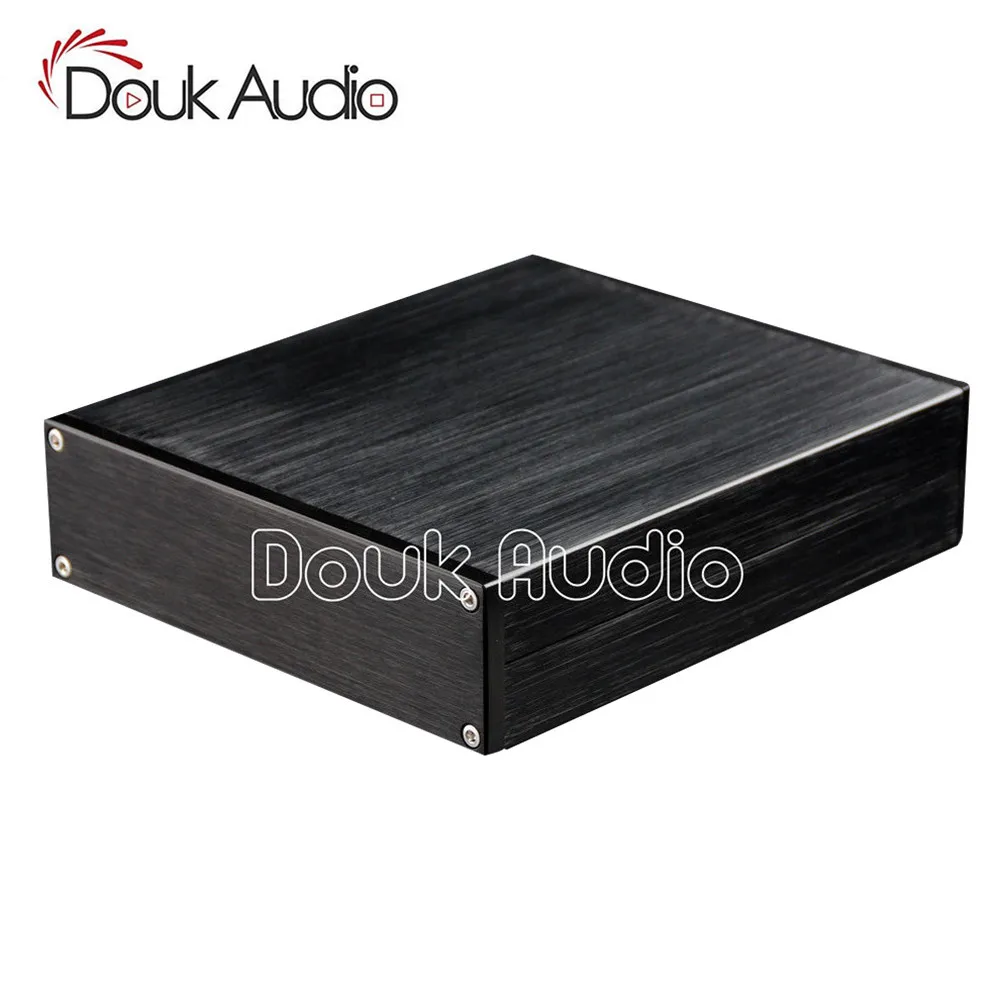 Алюминиевый корпус Douk Audio черный усилителя для самостоятельной сборки чехол