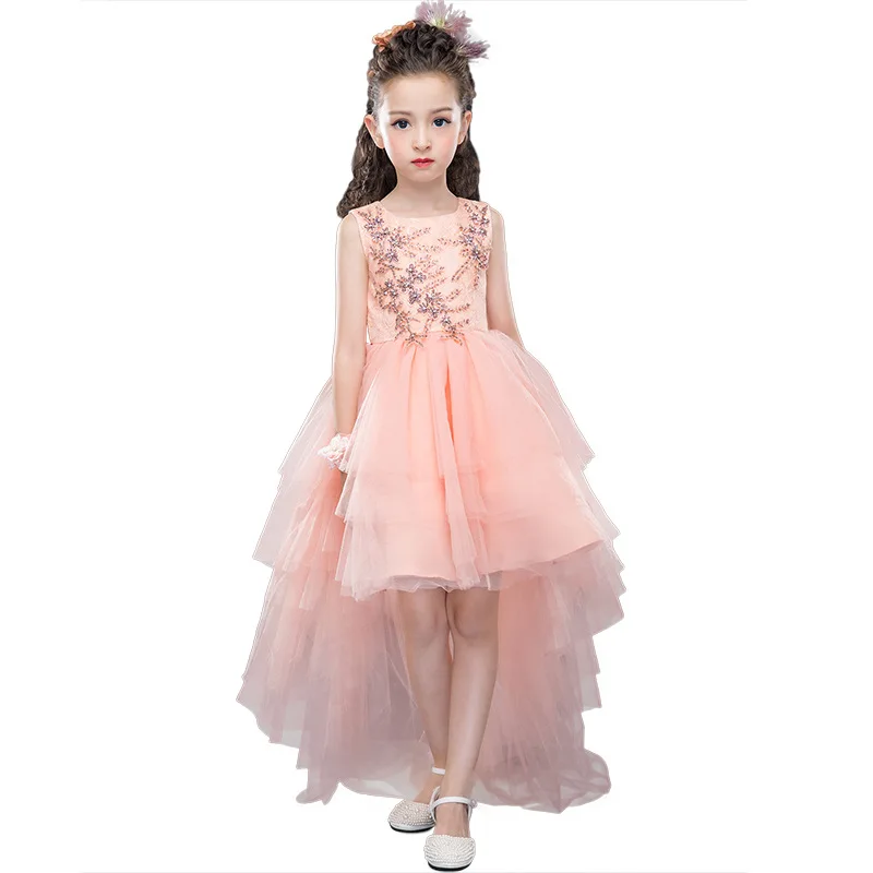 Платье Русалочки элегантное праздничное платье для девочек Детские платья