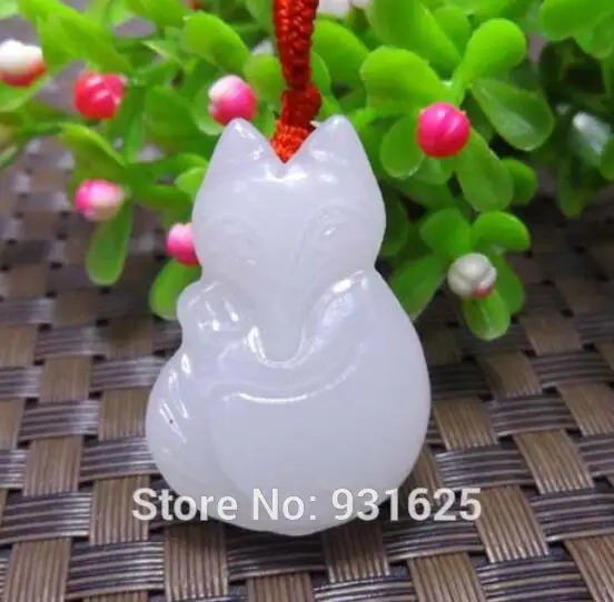 6 шт. натуральный белый драгоценный камень резной ручной работы Милая Лиса На