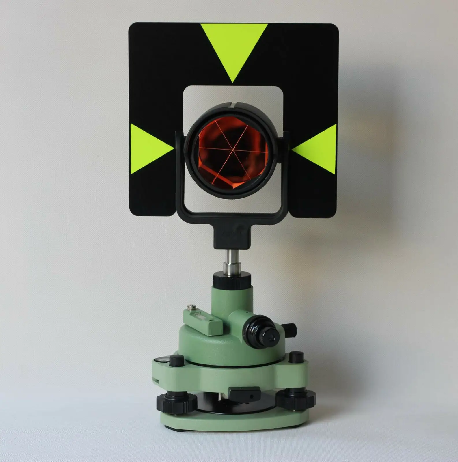 Новая зеленая Одиночная Призма и трибрач с набором адаптеров для LEICA Tote STATION SURVEYING