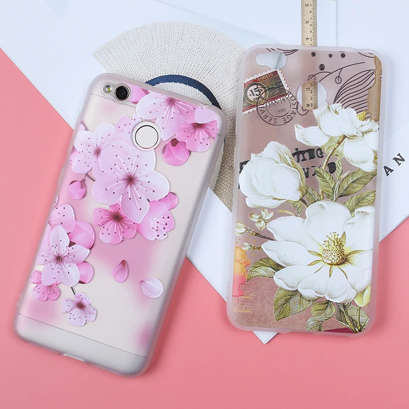 Чехол EIRMEON для Xiaomi Redmi 4X 5A S2 6 Pro Note 5 4A 5X Mi A1 6X 8 SE мягкий чехол из ТПУ с цветочным