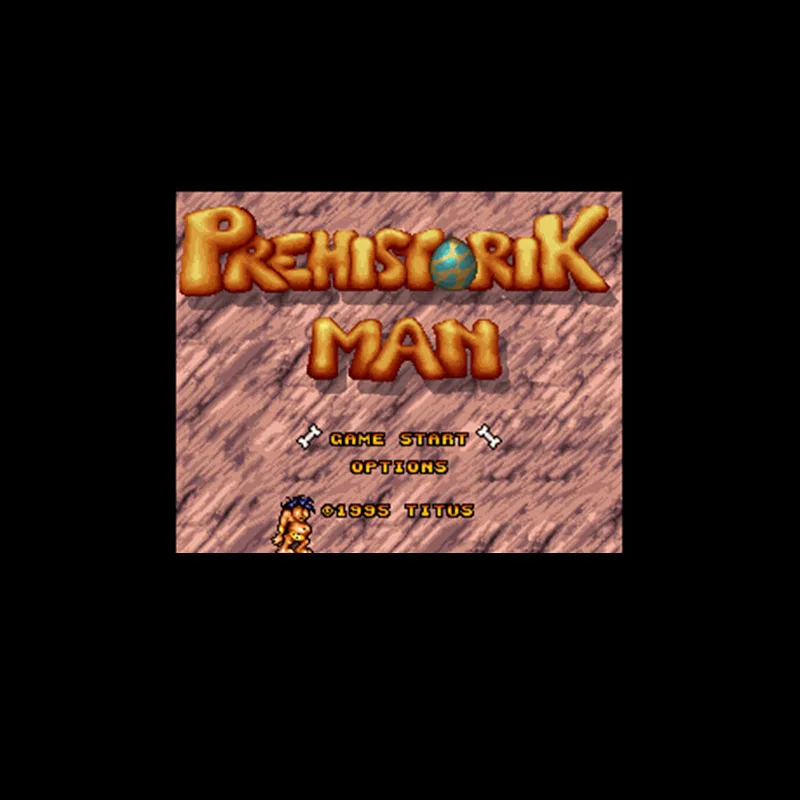 Preисториk Man NTSC Версия 16 бит 46 пин большая серая игровая карта для игроков в США |