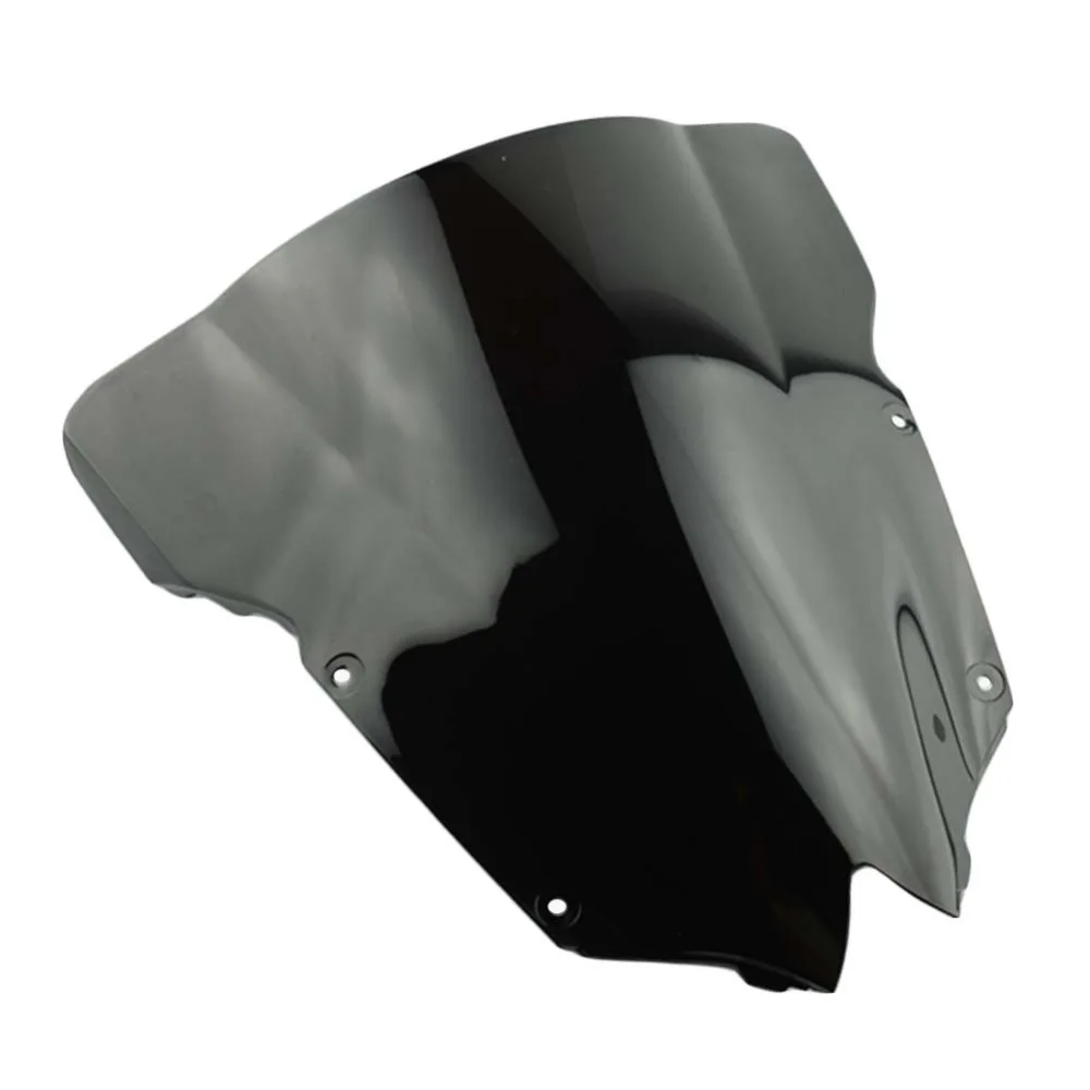Черный мотоцикл ABS двойная пузырьковая защита ветрового стекла для Yamaha YZF600 yzfR6 yzf
