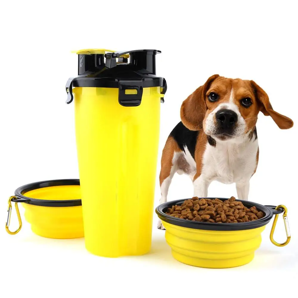 Переносная бутылка для воды собак дорожная Водонепроницаемая питомцев уличная
