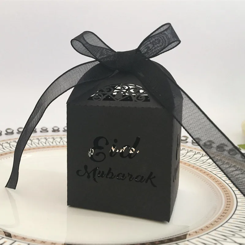 50 шт. Eid Mubarak Dragee конфетная Подарочная коробка украшения для Рамадана