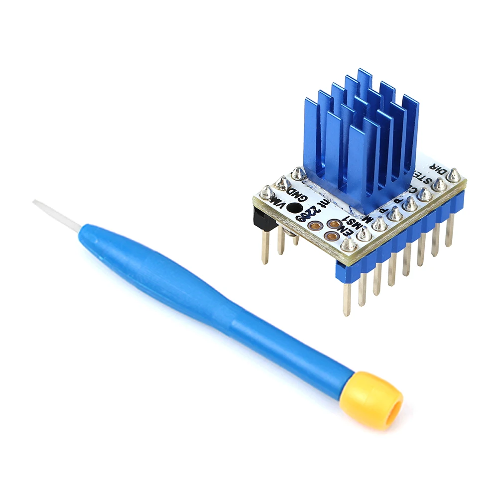 4 шт. TMC2209 v2.0 Драйвер шагового двигателя 3d принтер запчасти Stepsticks Mute Driver 256 Microsteps ток 2.8A пик VS TMC2208
