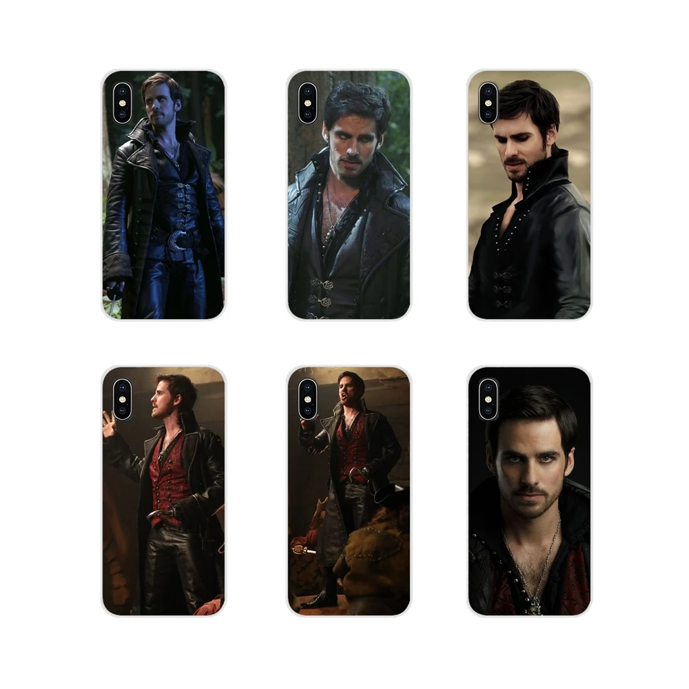 Once Upon A Time Captain Hook Чехлы для мобильных телефонов Apple iPhone X XR XS MAX 4 4S 5 5S 5C SE 6 6S 7 8 Plus ipod