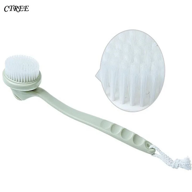 

CTREE 1 Pcs Household Detachable Long Handle Soft Fur Bath Brush Skin Massage Shower Wash Face Body brush Bathroom Supplies C614