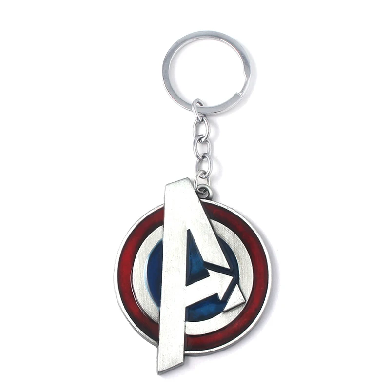 Красный на черном Украшения Marvel Мстители 4 Локи скипетр брелок Железный человек Тор молот Мьёльнир Stormbreaker топор брелок для мужчин ювелирные изделия - Цвет: Красный на черном
