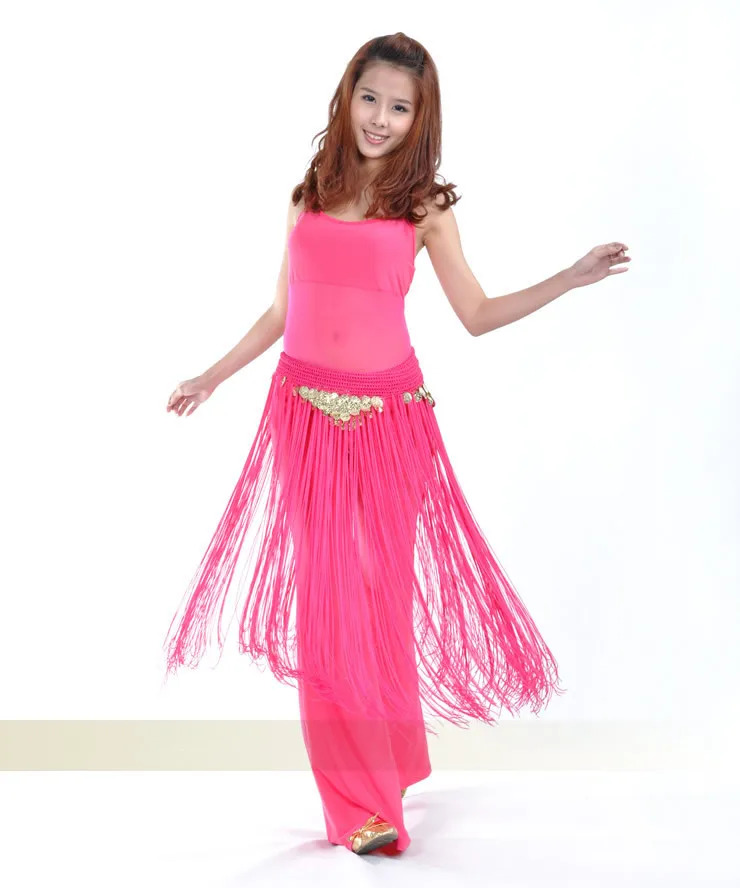 Пояс для танца живота с кисточками 9 цветов|belt coins|hip scarfdance belt |