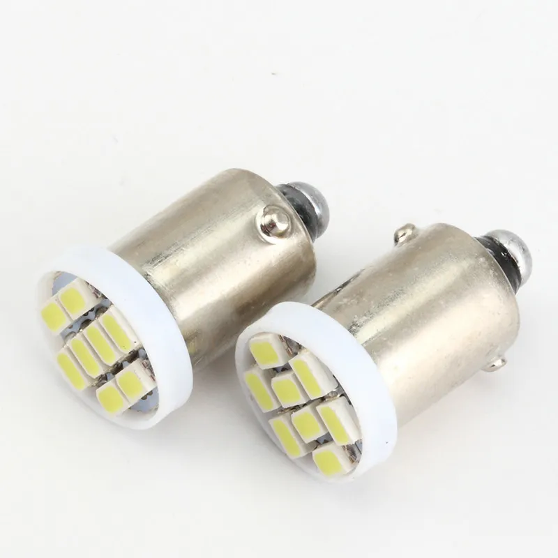 100 шт. Ba9s 44 47 T11 T4W байонет AC 6 V/6 3 V 1206 3020 8SMD LED пинбол машина лампа без привидения/анти