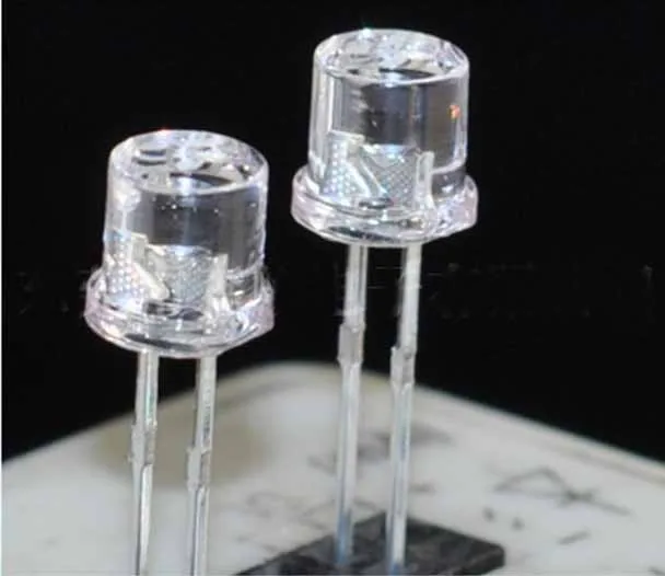 1000 шт. бесплатная доставка широкий угол обзора белый светодиод 5 мм (лампа с