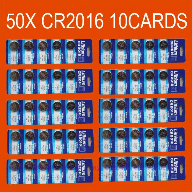 50 шт. CR2016 ECR2016 KCR2016 BR2016 LM2016 батареи отправка воздушной почтой|cr2016 battery|battery cr2016 |