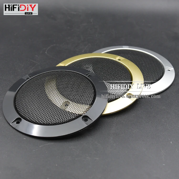 HIFIDIY LIVE 4,5 ''4 дюйма, сетчатая Крышка для динамика, Высококачественная Автомобильная домашняя сетка, корпус динамика с пластиковой рамкой, металлические железные проволочные решетки