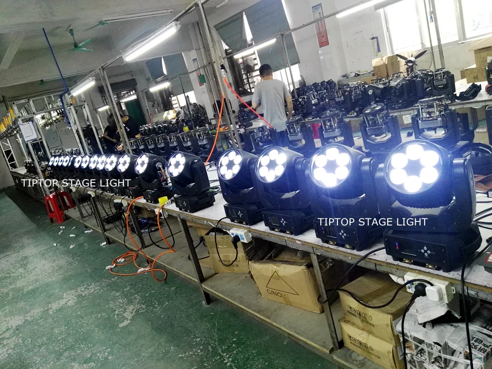 Китайский поставщик 4 упаковки Sharpy 6x25 вт луч движущаяся головка освещение