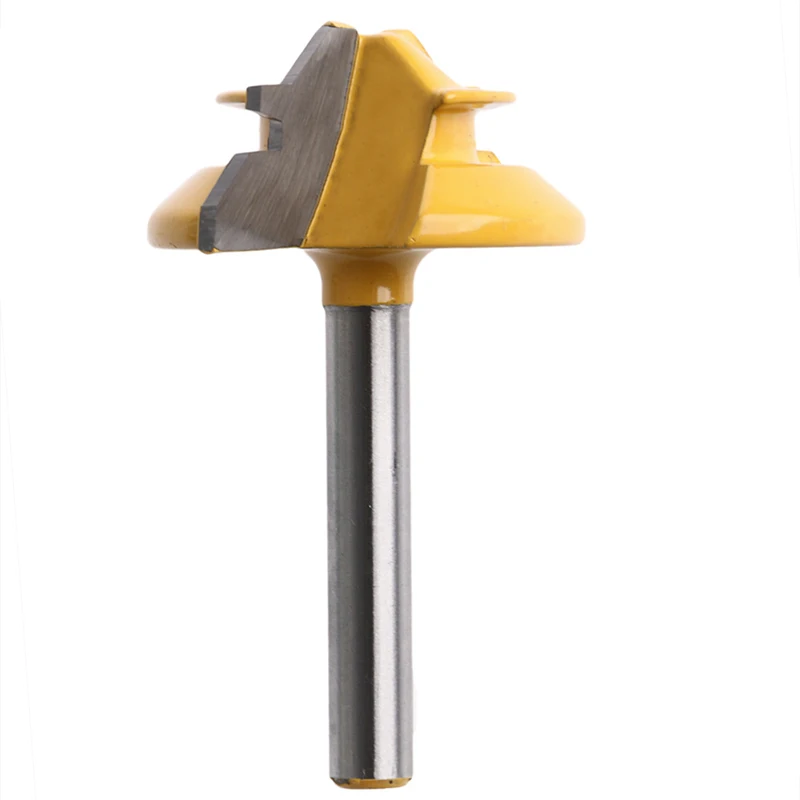 

1Pc Small Lock Miter Router Bit 45 Degree 1/2" Stock 1/4" Shank Hand Tools-