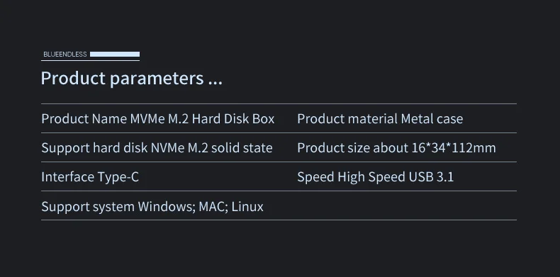 SSD M2 PCIe NVMe Тип C к USB 3,1 чехол 2,5 'серебристый алюминиевый внешний корпус для хранения жесткий диск коробка с нагревательной стойкой