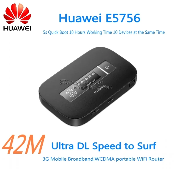 Высококачественный внешний аккумулятор 3g Wifi роутер 42 м беспроводной huawei E5756 |
