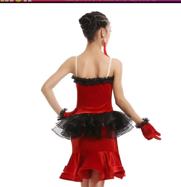 

Latin Dance dresses for sale ballroom dress salsa samba costume kids children girls