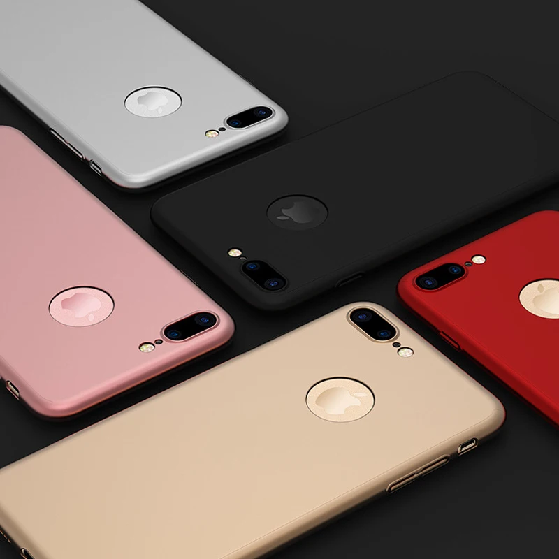 360 градусов полный Крытая жесткий корпус телефона с Защита экрана для iPhone 5/5S/SE6/6 S