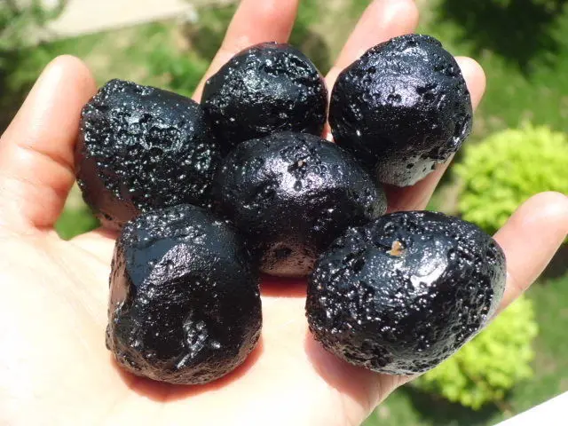 300 г 6 4 шт. черный натуральный метеорит TEKTITE Грубый|tektite|tektite meteorite |