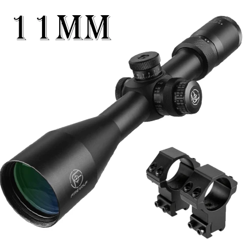 FIRE WOLF 4,5-27X50 винтовка Оптический прицел с полностью мульти-зеленым покрытием оптика для стрельбы из лука охота - Цвет: 11mm