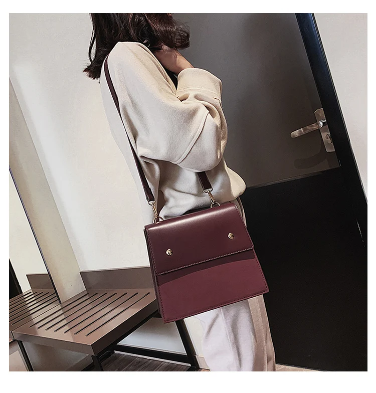 Модная женская квадратная сумка новая качественная дизайнерская из