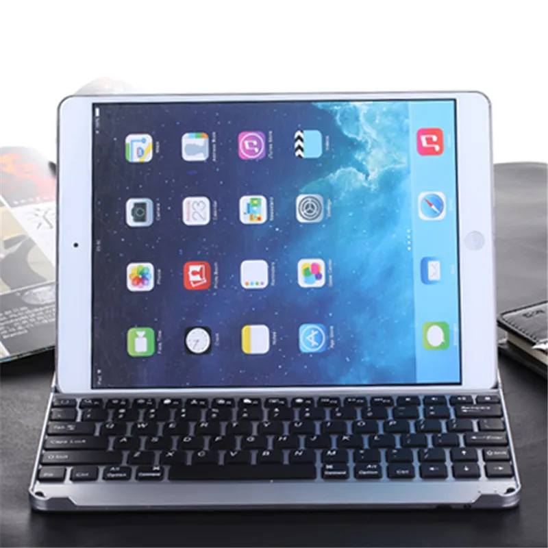 Планшет, портативный чехол-клавиатура для iPad 9,7 '', универсальная версия, Bluetooth, чехол-клавиатура, для iPad 9,7 /Pro 9,7/Air2/Air