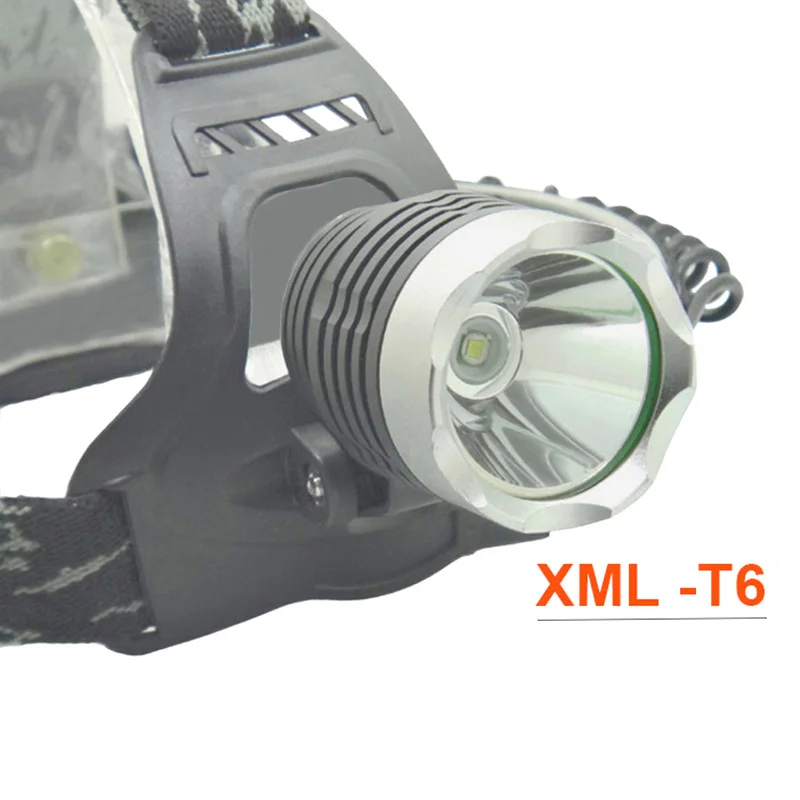 EBuyFire налобный фонарь 1800Lm T6 светодиодный Перезаряжаемый 18650 + 2X 3 7 В аккумулятор