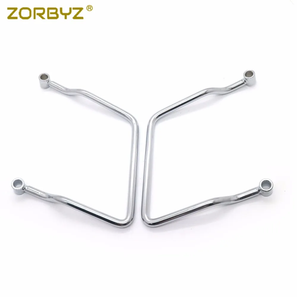 ZORBYZ 1 пара хромированная 19 см сумка для седла опорная планка кронштейн Honda Shadow Aero VT