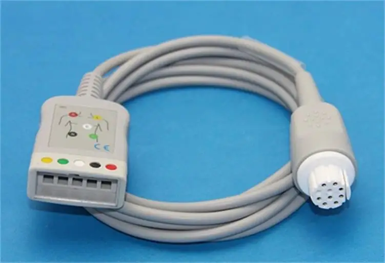Кабель багажника Datex-Ohmeda ECG 3 выводных 5 выводов AS/3 CS/3 S/5 Cardiocap 1 2 светильник monitor