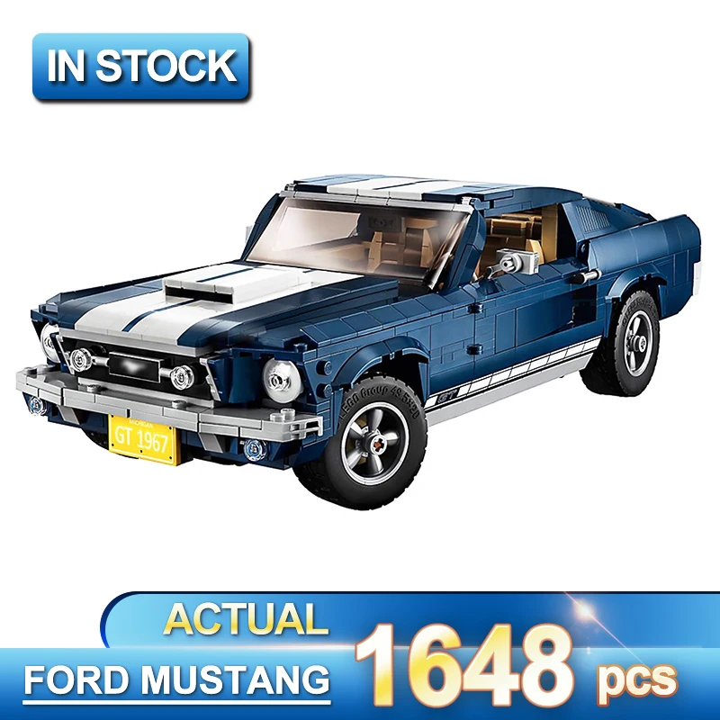 Forded Mustanged Creator Expert Technic совместимый 10265 набор строительных блоков Кирпичи в сборе