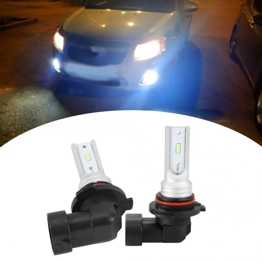1 пара 72 Вт Ice Blue 8000K Автомобильный светодиодный светильник лампа для H10 9145